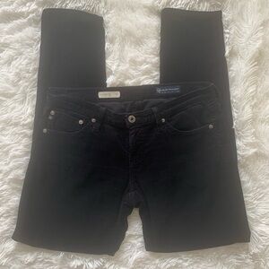 Adriano Goldschmied Stevie slim straight navy corduroy pants. 28R